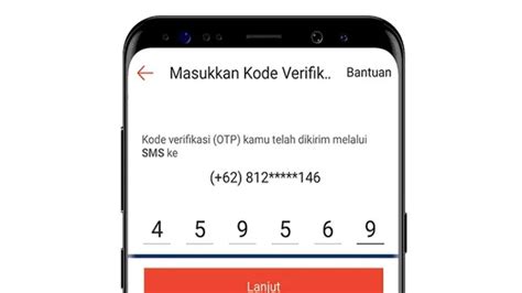 kode verifikasi sms 4 digit